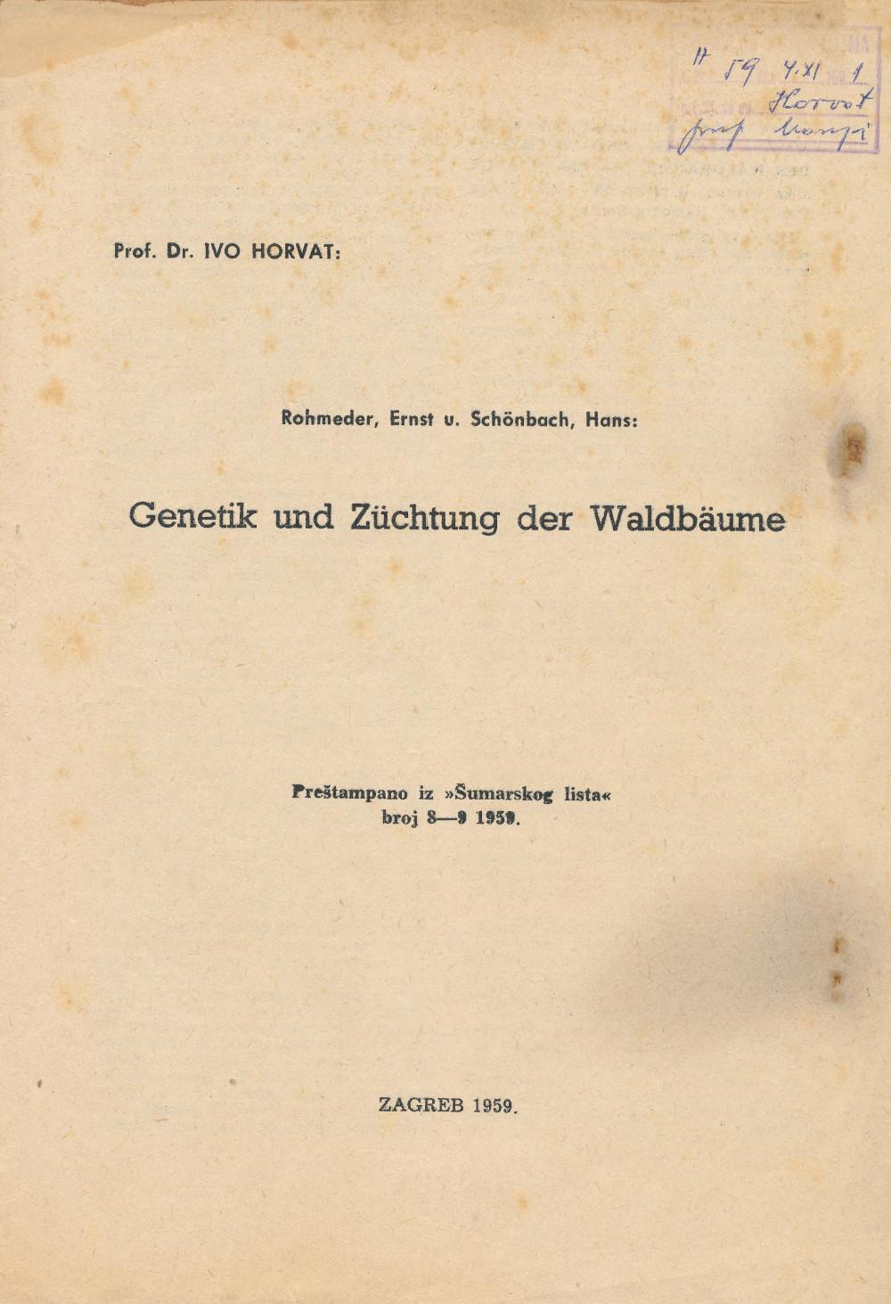 Izložba Botaničar Ivo Horvat