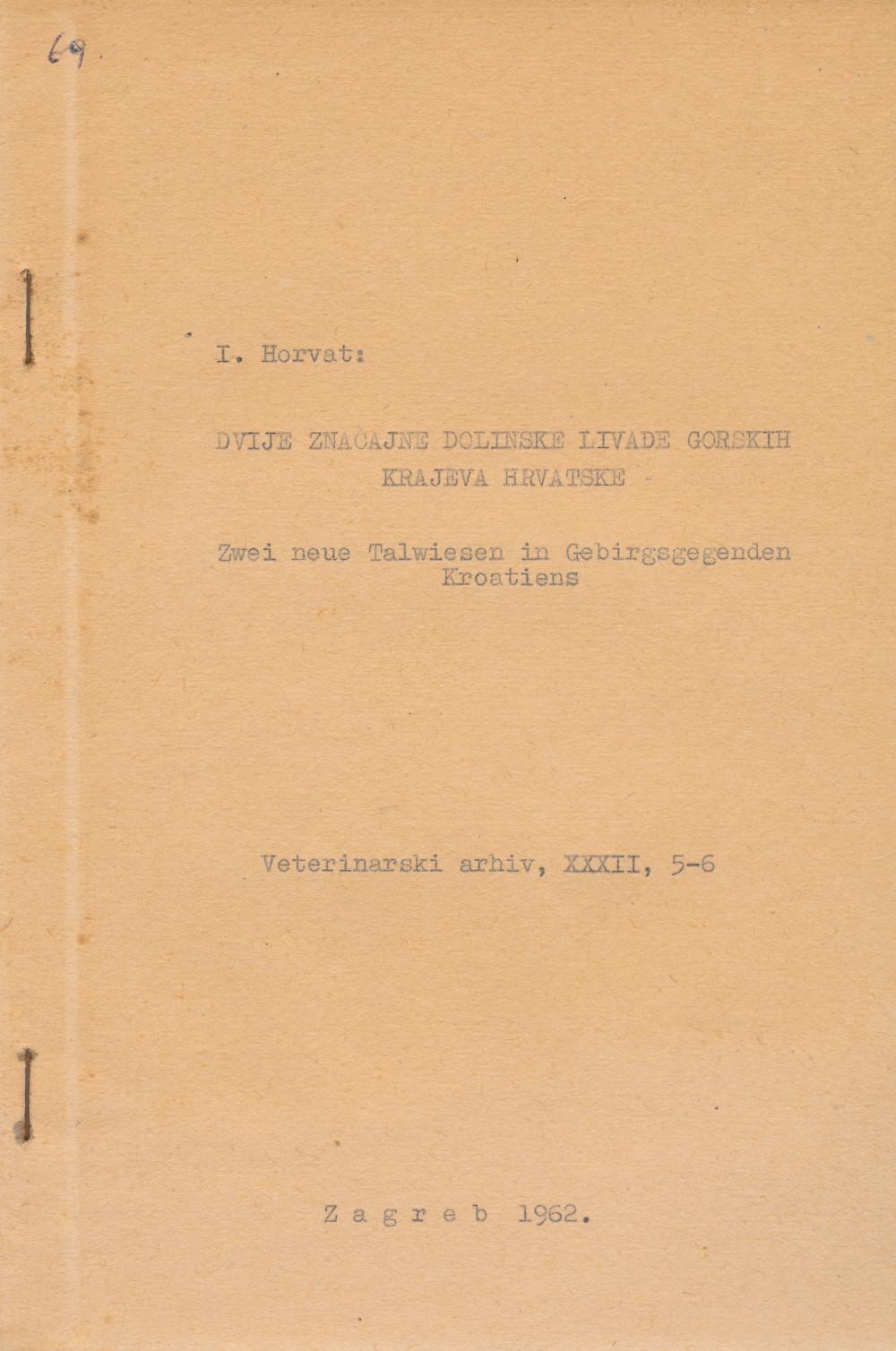 Izložba Botaničar Ivo Horvat