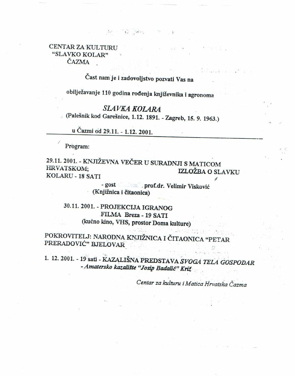 Izložba - Od Narodnog sveučilišta do Centra za kulturu