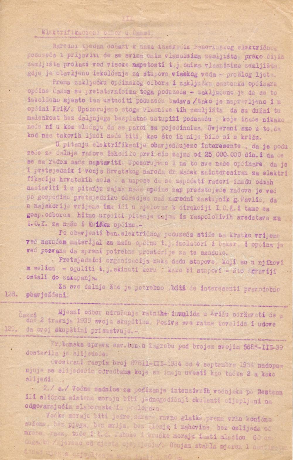 Izložba Zapovijedi pod lipom u Mikloušu