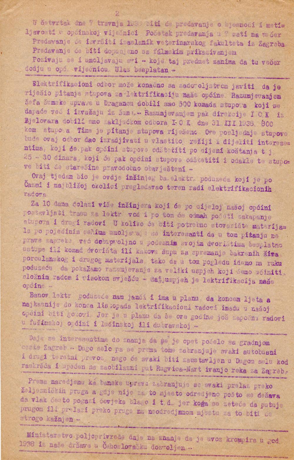 Izložba Zapovijedi pod lipom u Mikloušu