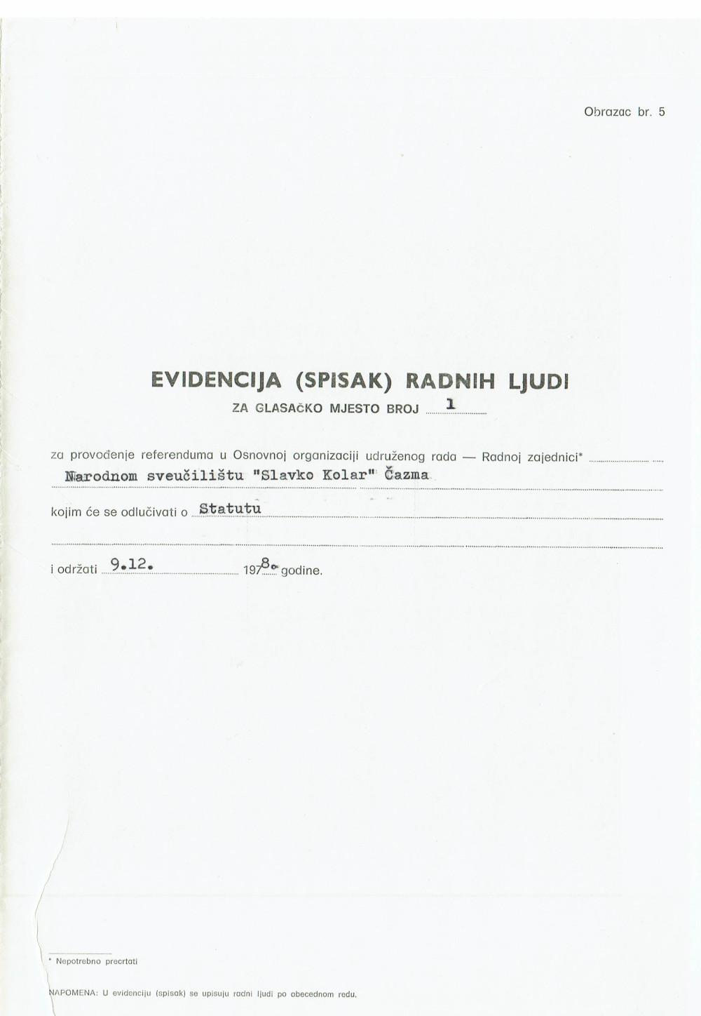 Izložba - Od Narodnog sveučilišta do Centra za kulturu