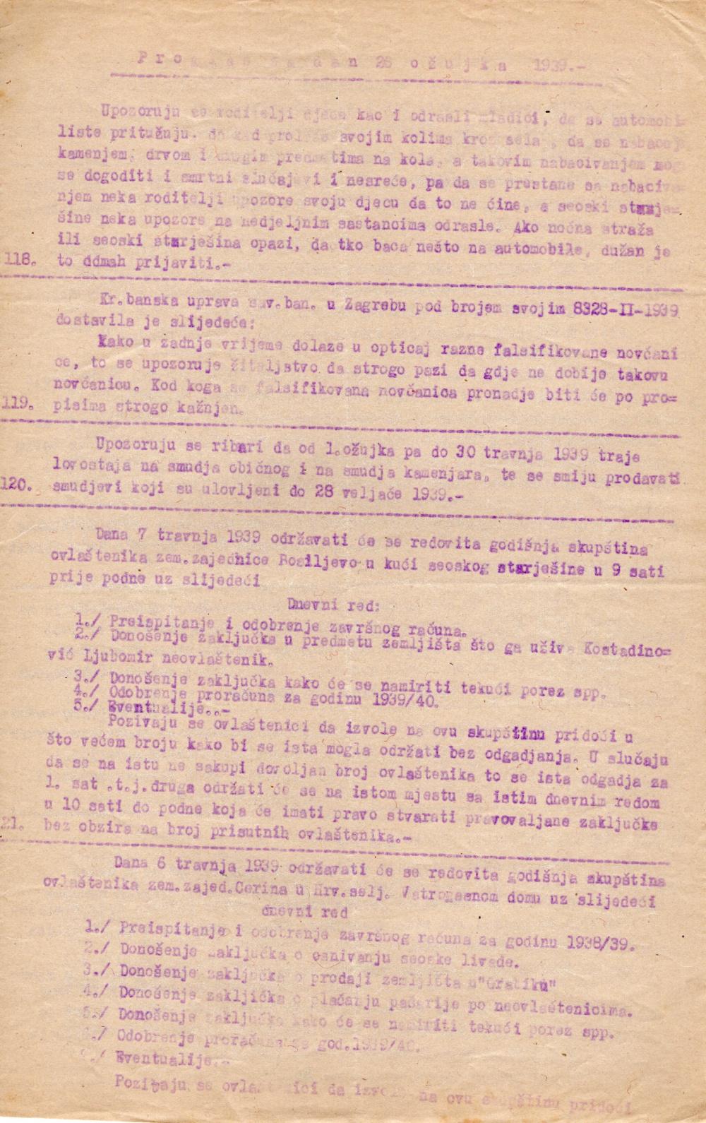 Izložba Zapovijedi pod lipom u Mikloušu